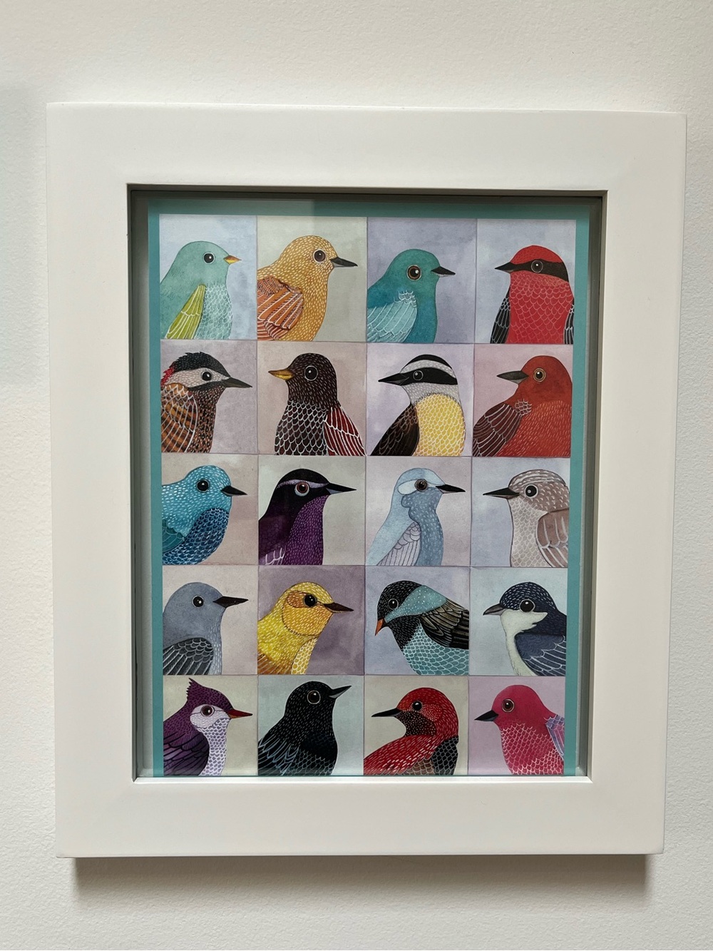 Framed Bird Art Print